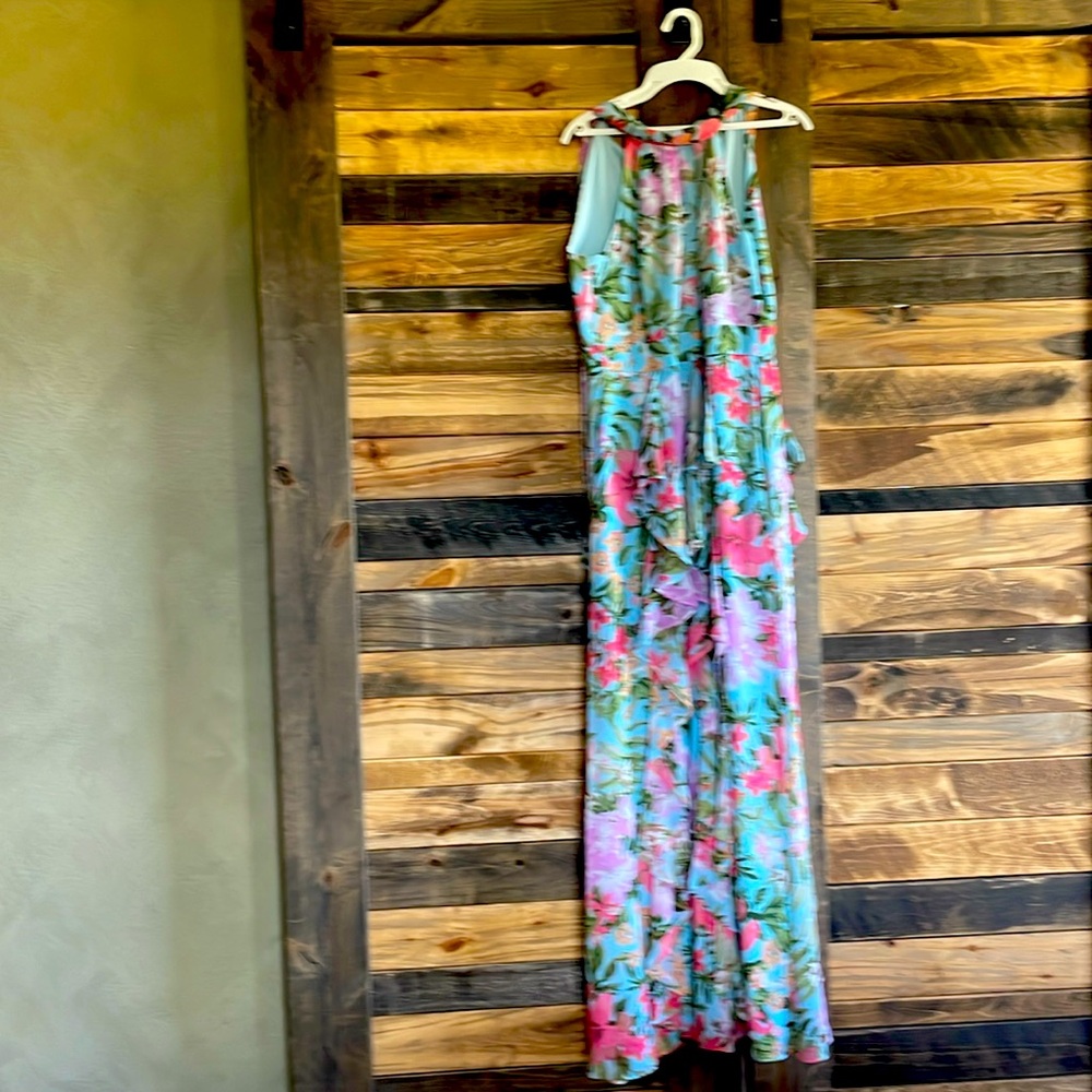 Eliza J halter maxi dress from Nordstrom.